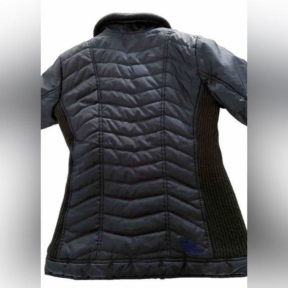 Volcom Women’s Quilted Jacket Sherpa Fleece Lined Black Medium M - Picture 8 of 12